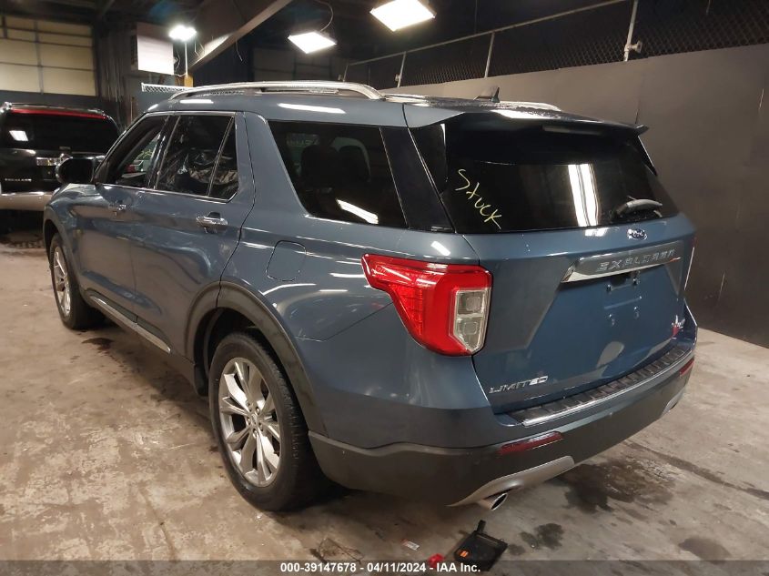 2021 Ford Explorer Limited VIN: 1FMSK8FHXMGC41832 Lot: 39147678