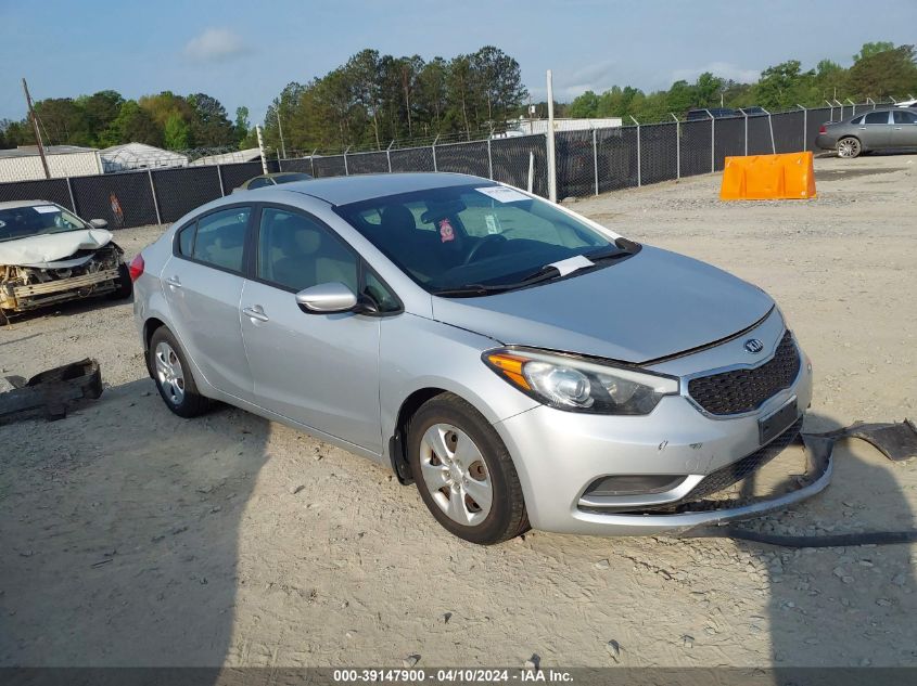 2015 Kia Forte Lx VIN: KNAFK4A68F5418880 Lot: 39147900