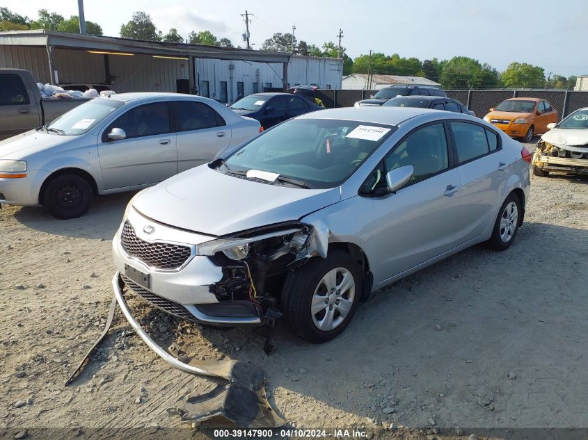 2015 Kia Forte Lx VIN: KNAFK4A68F5418880 Lot: 39147900