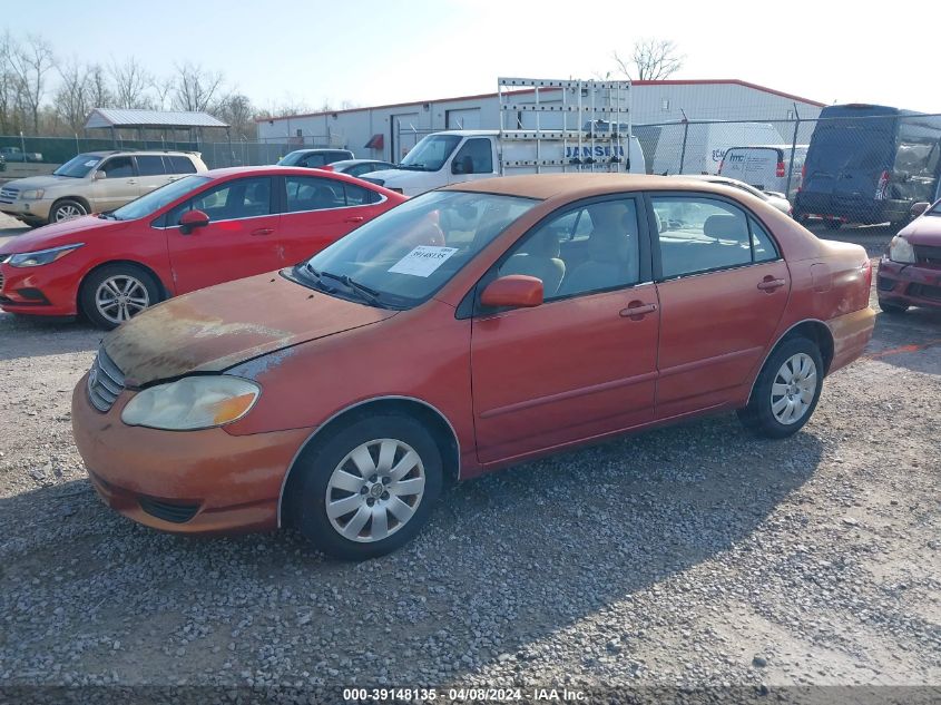 1NXBR32E43Z004408 | 2003 TOYOTA COROLLA