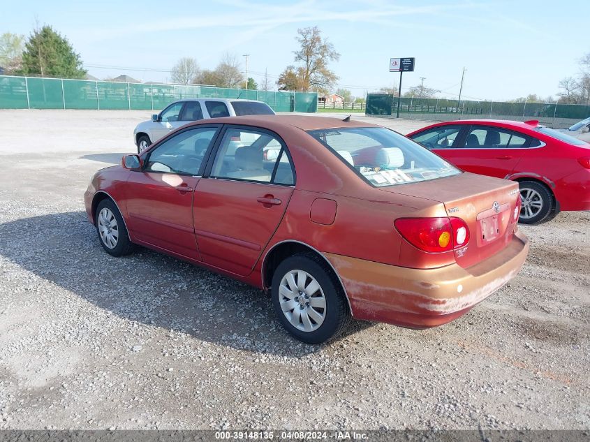 1NXBR32E43Z004408 | 2003 TOYOTA COROLLA