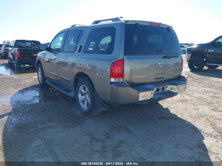 2006 Nissan Armada Se VIN: 5N1AA08A76N740005 Lot: 39148238