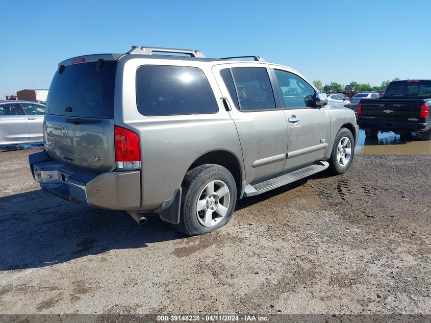 2006 Nissan Armada Se VIN: 5N1AA08A76N740005 Lot: 39148238