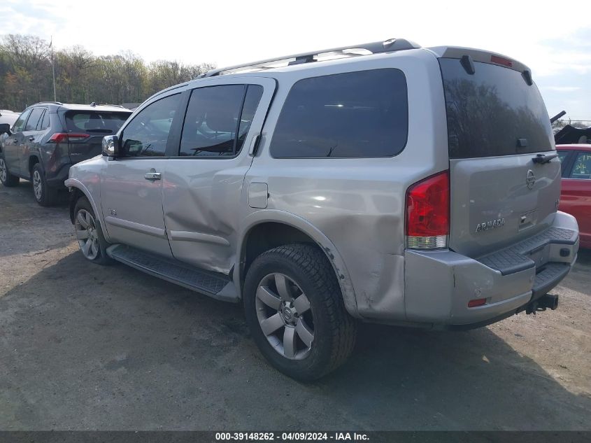 5N1AA08C58N628078 2008 Nissan Armada Le