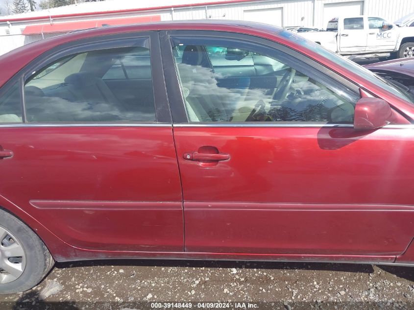 2004 Toyota Camry Le VIN: 4T1BE32K94U278125 Lot: 39148449