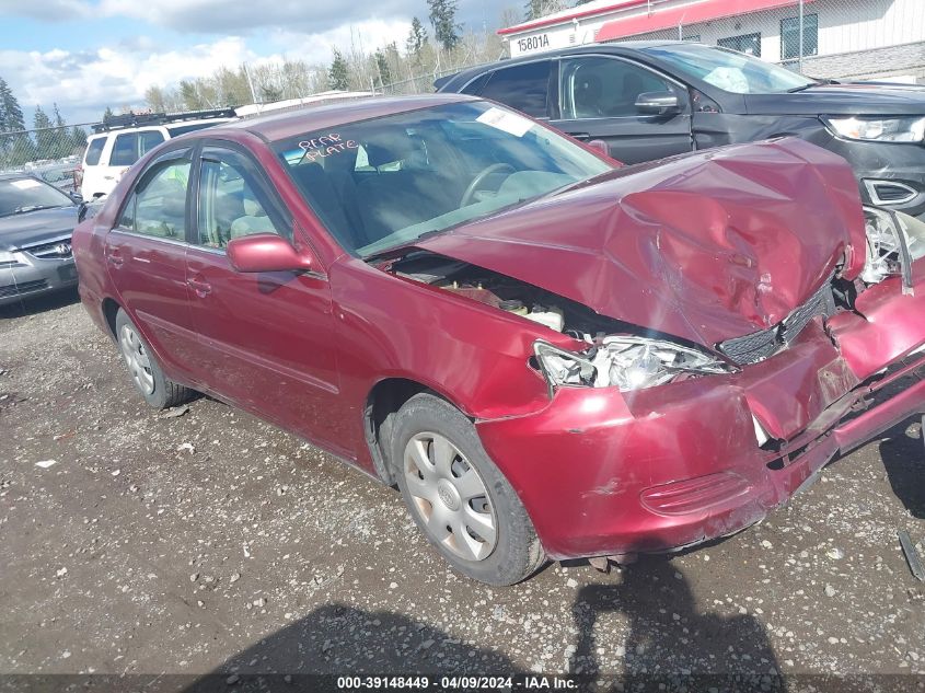 2004 Toyota Camry Le VIN: 4T1BE32K94U278125 Lot: 39148449