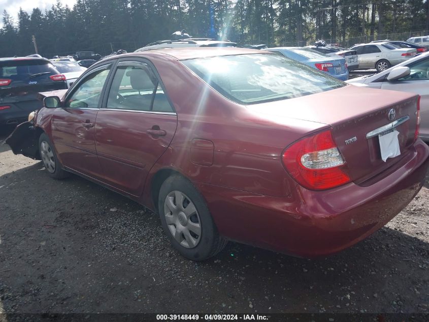 2004 Toyota Camry Le VIN: 4T1BE32K94U278125 Lot: 39148449