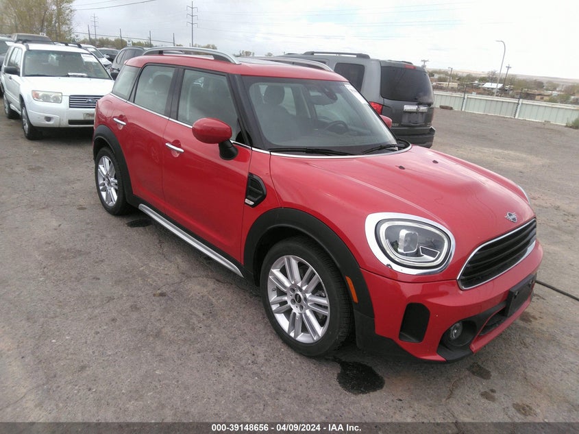 2022 Mini Countryman Cooper VIN: WMZ23BR08N3N60370 Lot: 39148656