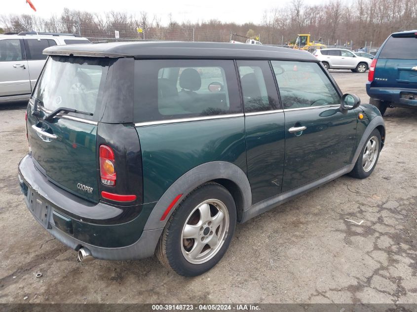 WMWML33549TX33033 | 2009 MINI COOPER CLUBMAN