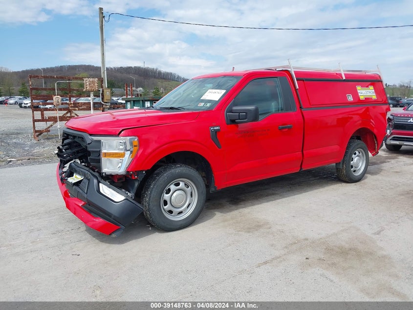 VIN 1FTMF1CB9MKE76647 2021 FORD F-150 XL