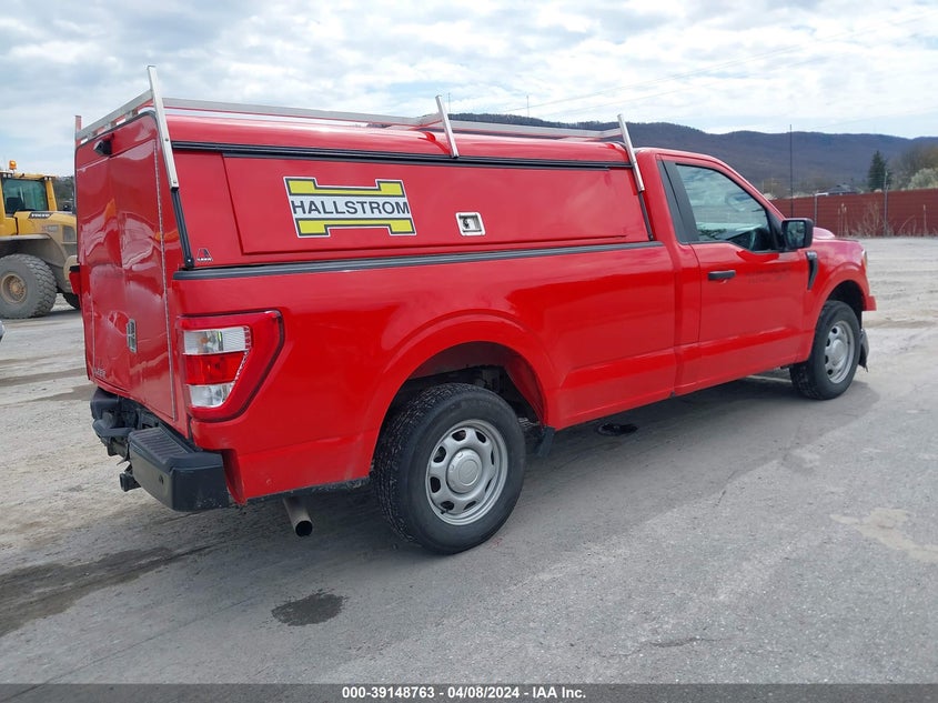VIN 1FTMF1CB9MKE76647 2021 FORD F-150 XL