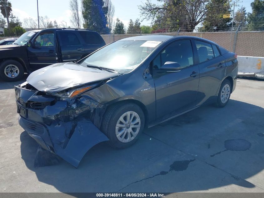 2022 Toyota Prius Le VIN: JTDKAMFU4N3177258 Lot: 39148811