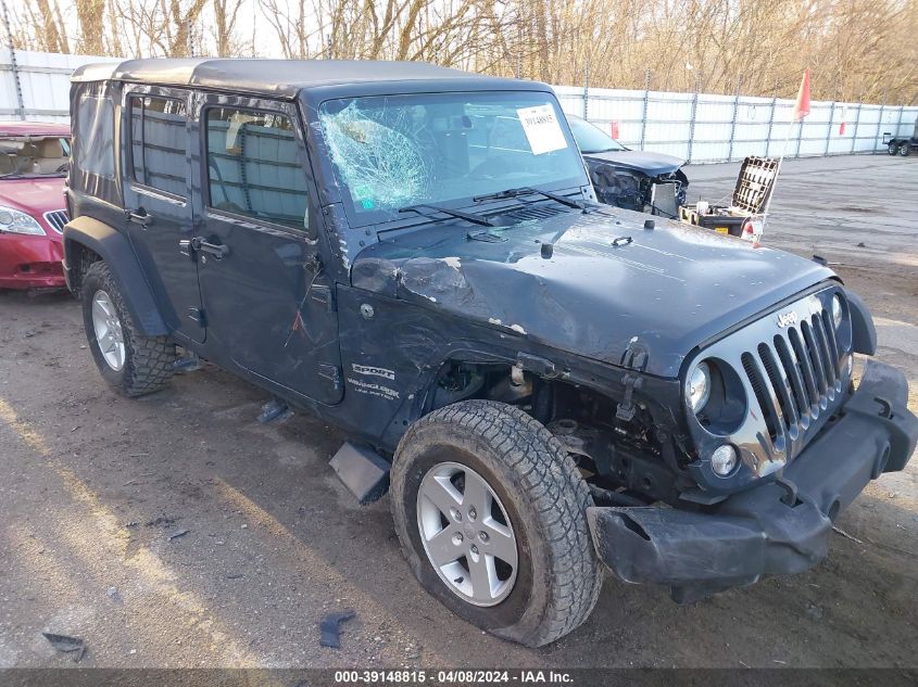 2018 Jeep Wrangler Jk Unlimited Sport S 4X4 VIN: 1C4BJWDG4JL862282 Lot: 39148815