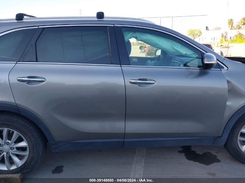 5XYPG4A34HG262555 2017 Kia Sorento 2.4L Lx