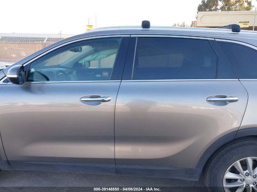 5XYPG4A34HG262555 2017 Kia Sorento 2.4L Lx