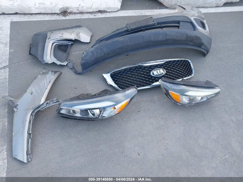 5XYPG4A34HG262555 2017 Kia Sorento 2.4L Lx