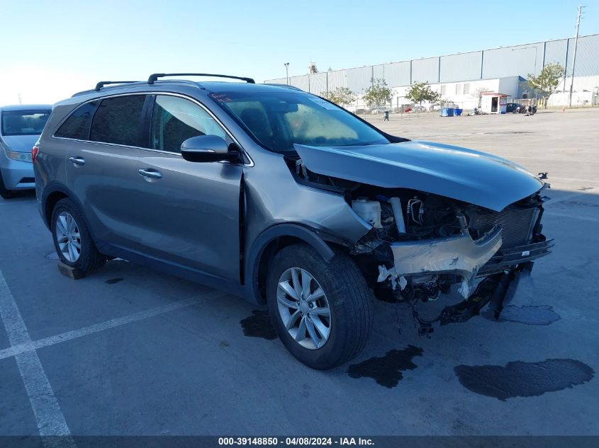 5XYPG4A34HG262555 2017 Kia Sorento 2.4L Lx