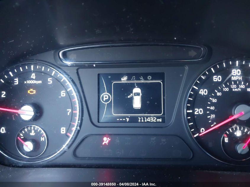 5XYPG4A34HG262555 2017 Kia Sorento 2.4L Lx