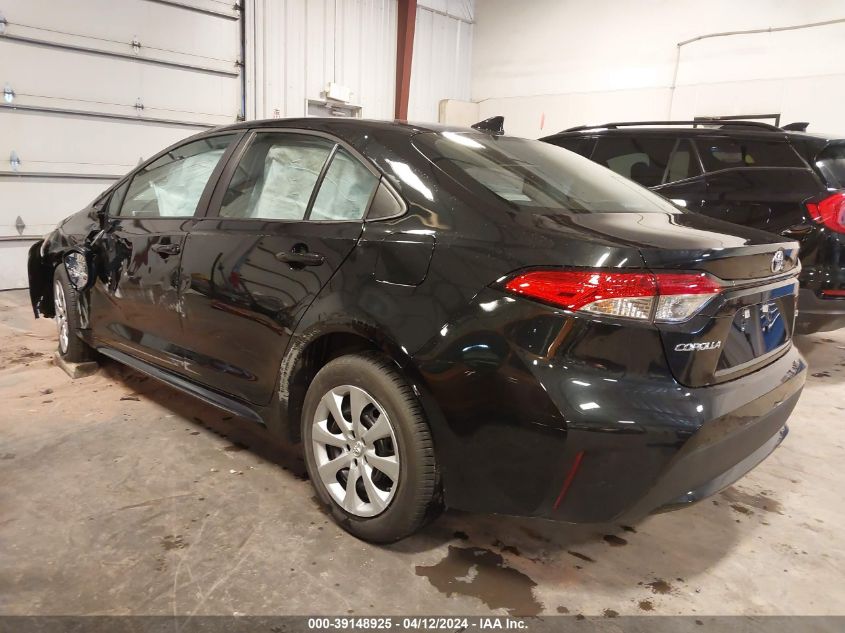 2022 Toyota Corolla Le VIN: 5YFEPMAE2NP383262 Lot: 39148925