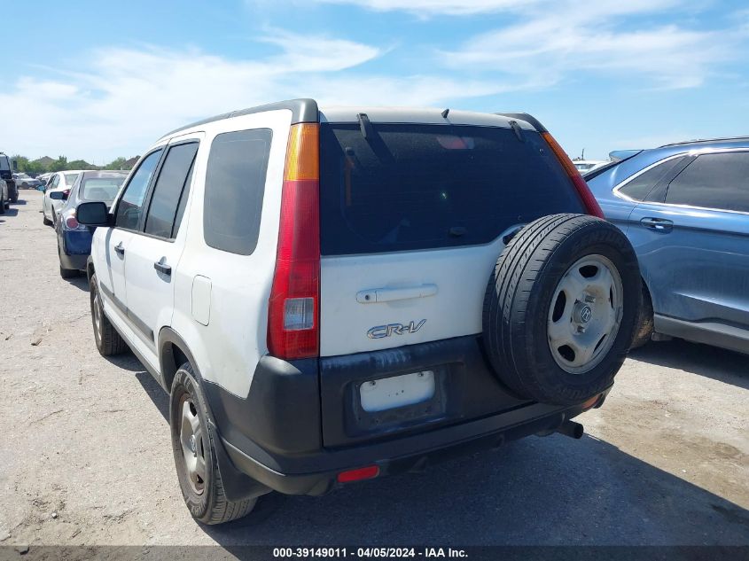 2003 Honda Cr-V Lx VIN: JHLRD68413C003582 Lot: 39149011