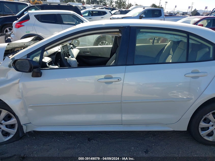 VIN JTDEPMAE0MJ168644 2021 TOYOTA COROLLA LE