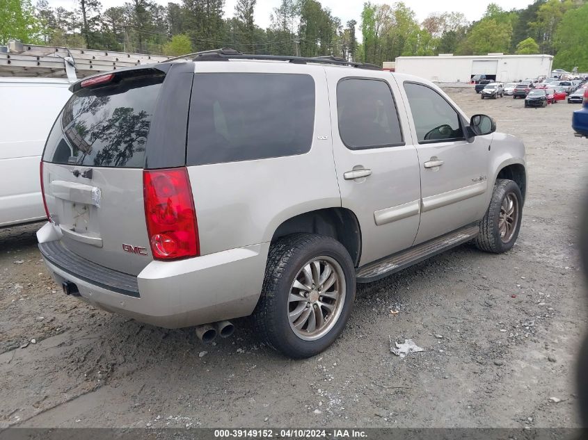 1GKFC13077J106442 2007 GMC Yukon Slt