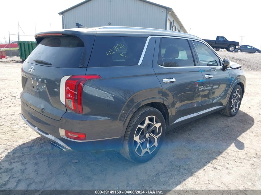 2022 Hyundai Palisade Calligraphy VIN: KM8R7DHEXNU427126 Lot: 39149159