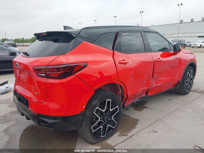 VIN 3GNKBERS3PS225690 2023 CHEVROLET BLAZER FWD RS