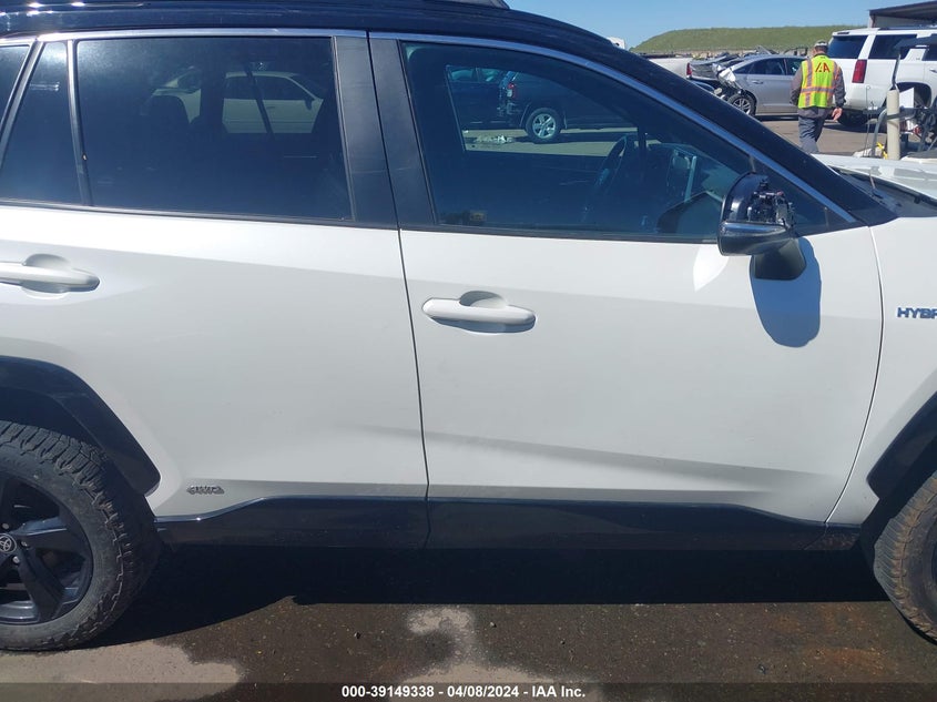 2021 TOYOTA RAV4 XSE HYBRID - 4T3E6RFV4MU053216