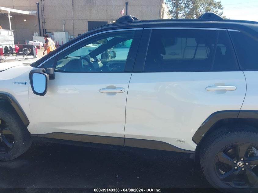 2021 TOYOTA RAV4 XSE HYBRID - 4T3E6RFV4MU053216
