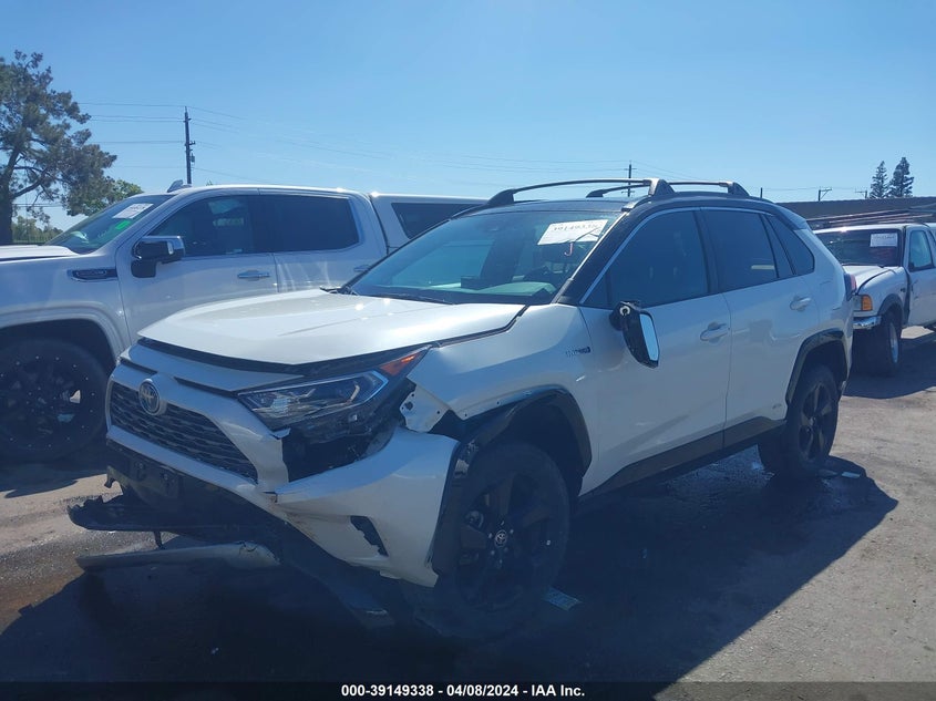 2021 TOYOTA RAV4 XSE HYBRID - 4T3E6RFV4MU053216