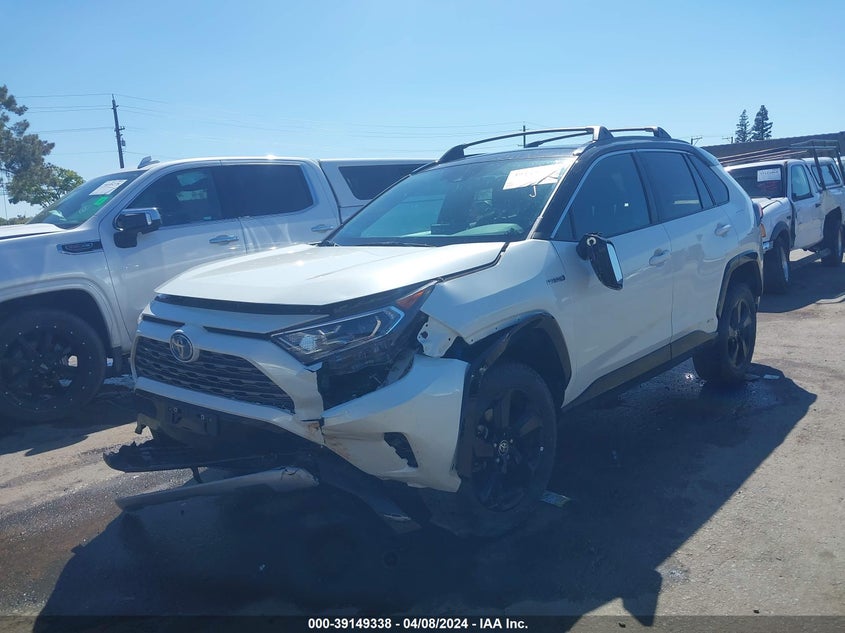 2021 TOYOTA RAV4 XSE HYBRID - 4T3E6RFV4MU053216