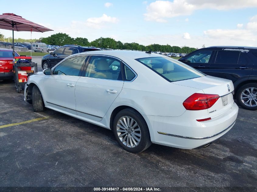 1VWBS7A36GC020053 | 2016 VOLKSWAGEN PASSAT