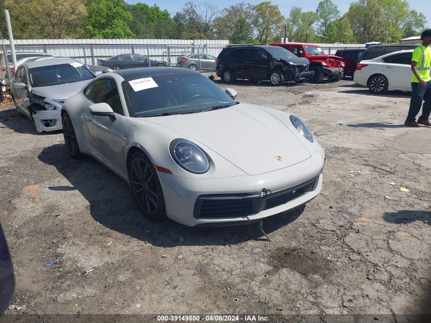 2022 PORSCHE 911, VIN: WP0AA2A96NS205358