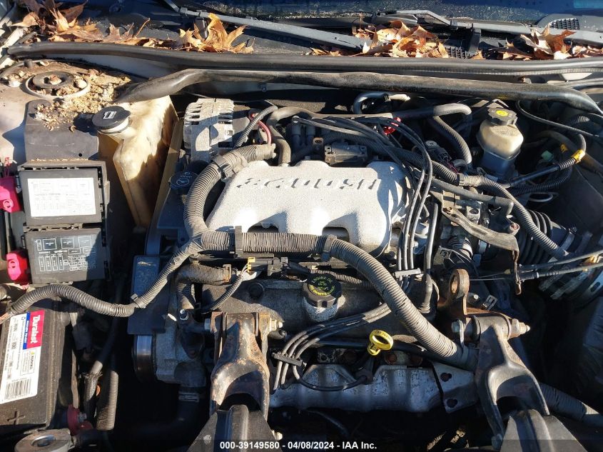 2G1WF52EX29211383 | 2002 CHEVROLET IMPALA