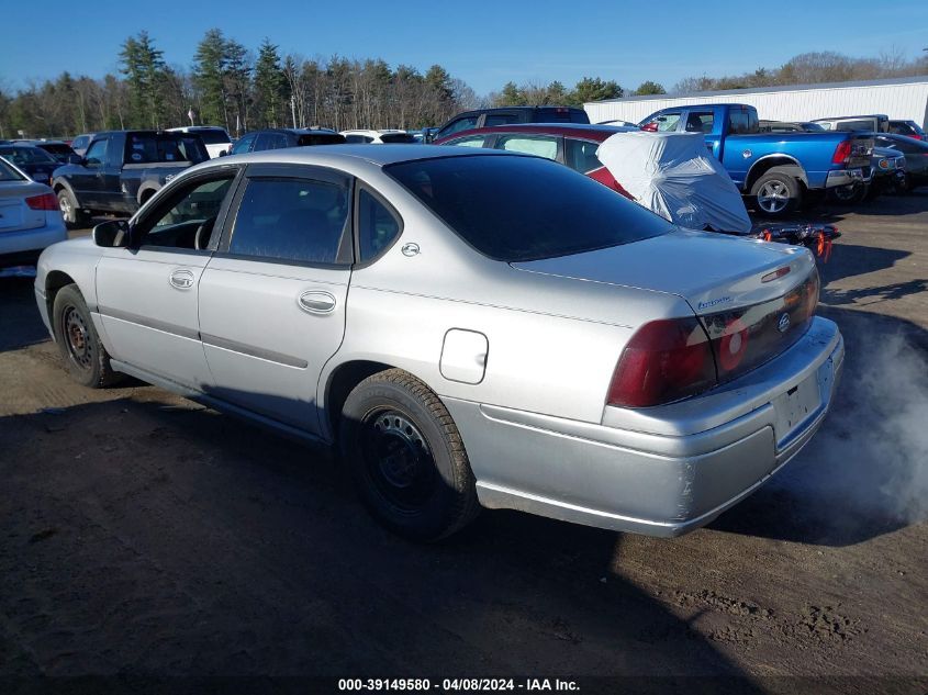 2G1WF52EX29211383 | 2002 CHEVROLET IMPALA