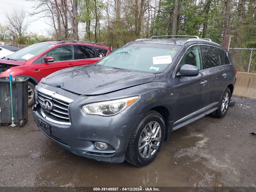 2014 Infiniti Qx60 VIN: 5N1AL0MM0EC527403 Lot: 39149587