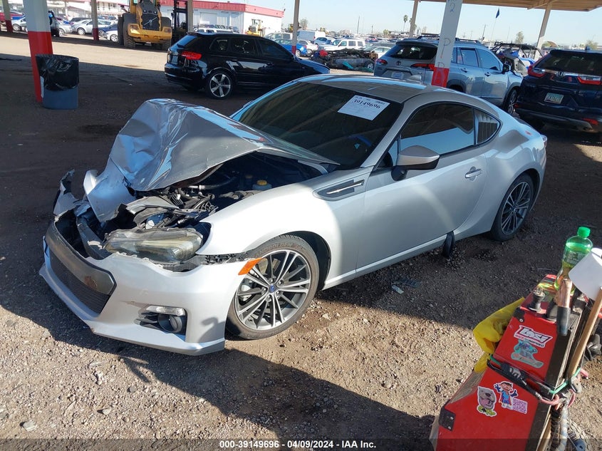 2013 Subaru Brz Limited VIN: JF1ZCAC12D1609654 Lot: 39149696