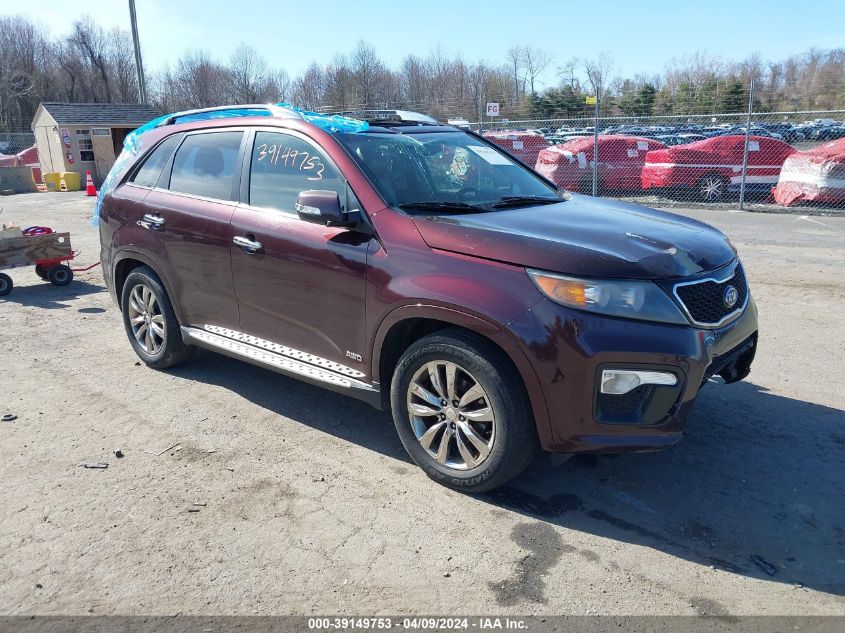 2013 Kia Sorento Sx V6 VIN: 5XYKWDA22DG365231 Lot: 39149753