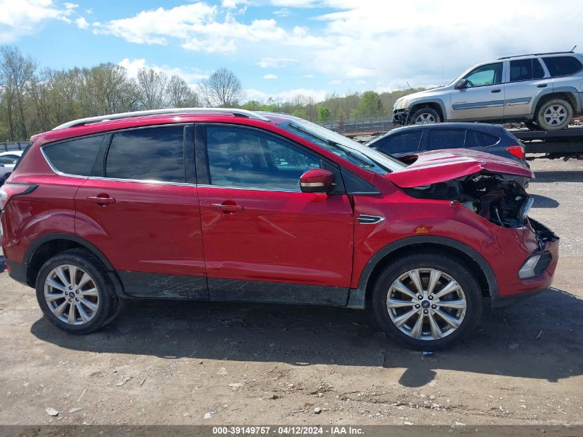 2017 Ford Escape Titanium VIN: 1FMCU9JDXHUD06999 Lot: 39149757