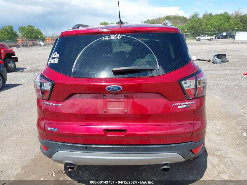 2017 Ford Escape Titanium VIN: 1FMCU9JDXHUD06999 Lot: 39149757