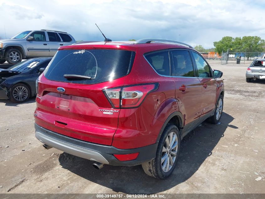 2017 Ford Escape Titanium VIN: 1FMCU9JDXHUD06999 Lot: 39149757