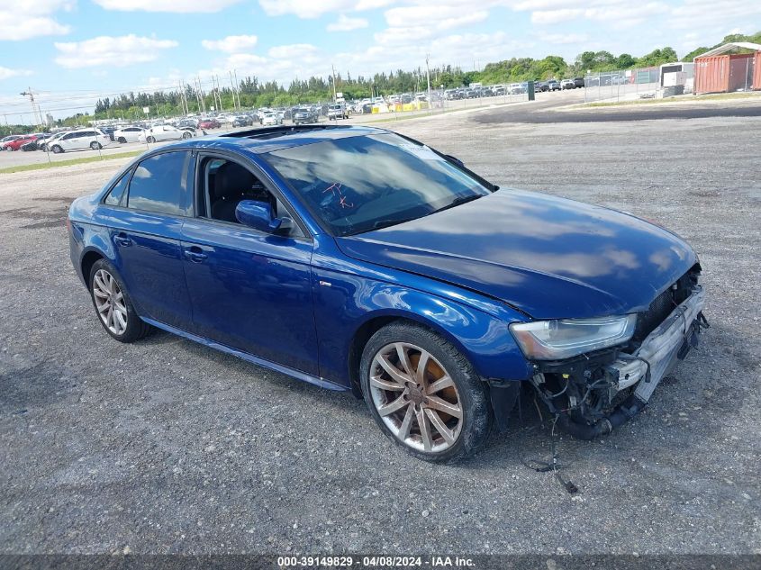 2014 AUDI A4 2.0T PREMIUM - WAUAFAFL8EA059161