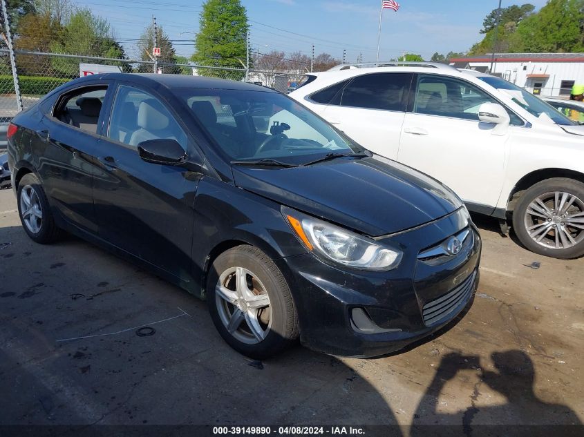 2013 Hyundai Accent Gls VIN: KMHCT4AE0DU494571 Lot: 39149890