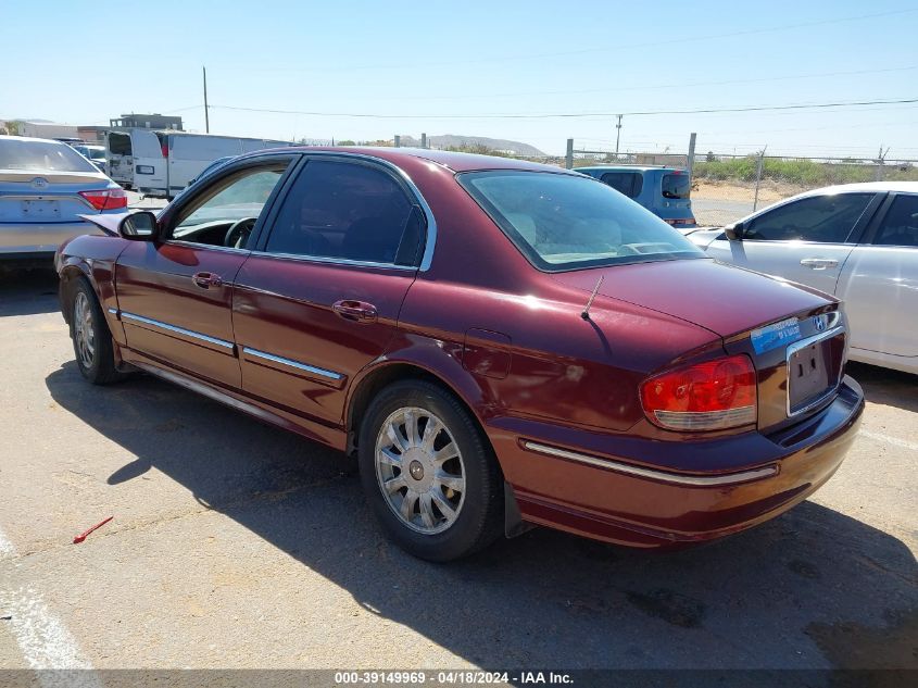 2002 Hyundai Sonata Gls/Lx VIN: KMHWF35H82A530881 Lot: 39149969