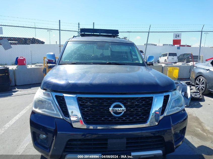 2017 Nissan Armada Platinum VIN: JN8AY2NF0H9303782 Lot: 39149994