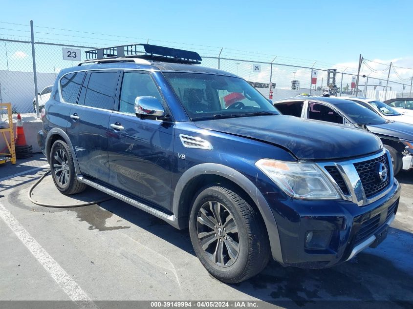 2017 Nissan Armada Platinum VIN: JN8AY2NF0H9303782 Lot: 39149994