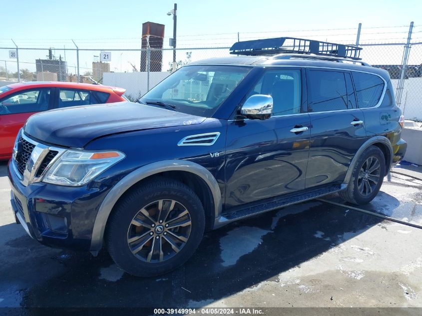 2017 Nissan Armada Platinum VIN: JN8AY2NF0H9303782 Lot: 39149994