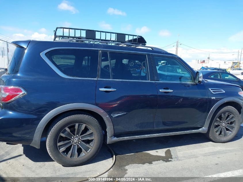 2017 Nissan Armada Platinum VIN: JN8AY2NF0H9303782 Lot: 39149994