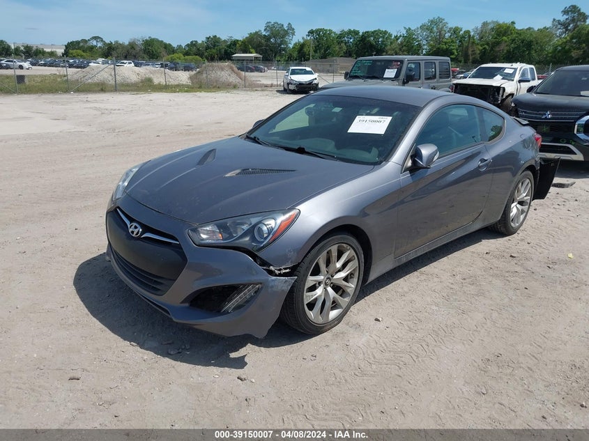 2015 Hyundai Genesis Coupe 3.8L VIN: KMHHT6KJ7FU130258 Lot: 39150007